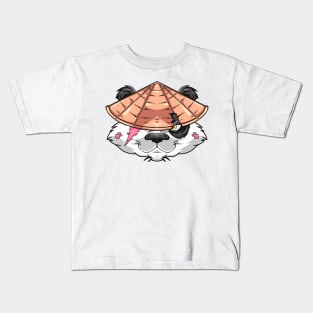 Samurai panda Kids T-Shirt